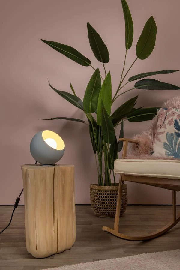 Lucide DOREDOS - Tischlampe - Ø 20 cm - 1xE27 - Pastellblau - Atmosphäre 1